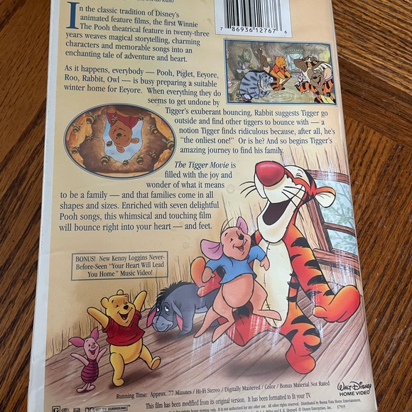 Disney’s- The Tigger Movie (VHS, 2000) - Picture 3 of 3